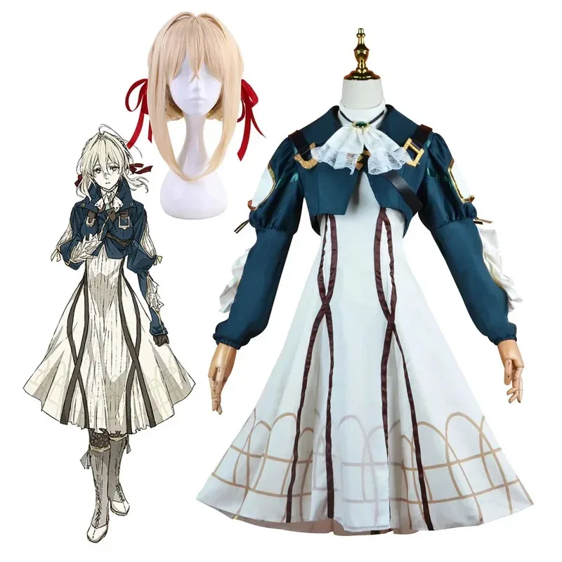 Violet Evergarden Cosplay Costume Anime Cosplay Violet Evergarden Costume women Luxury Dress suit outfits coat+dress+gem
Violet Evergarden Cosplay Costume Anime Cosplay Violet Evergarden Costume women Luxury Dress suit outfits coat+dress+gem