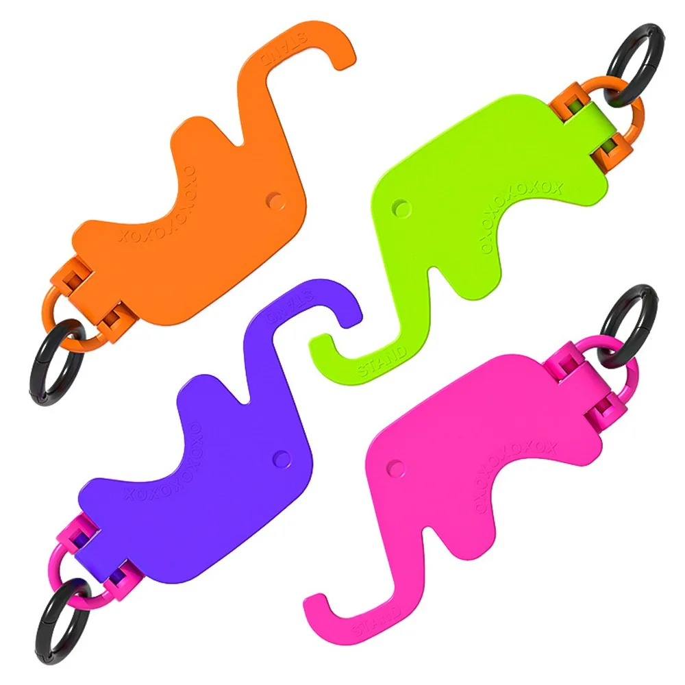 Elephant Shape Mobile Phone Stand with Keychain Foldable Mobile Phone Holder Portable Cartoon Cell Phone Bracket Key Ring Gift
Elephant Shape Mobile Phone Stand with Keychain Foldable Mobile Phone Holder Portable Cartoon Cell Phone Bracket Key Ring Gift