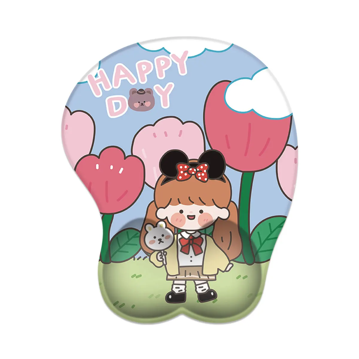 1pc Anime Girls Happy Day Wrist Mouse Pad Ergonomic Soft Anti-Slip Wrist Rest Support Mat Computer Mouse Pad For Office PC
1pc Anime Girls Happy Day Wrist Mouse Pad Ergonomic Soft Anti-Slip Wrist Rest Support Mat Computer Mouse Pad For Office PC