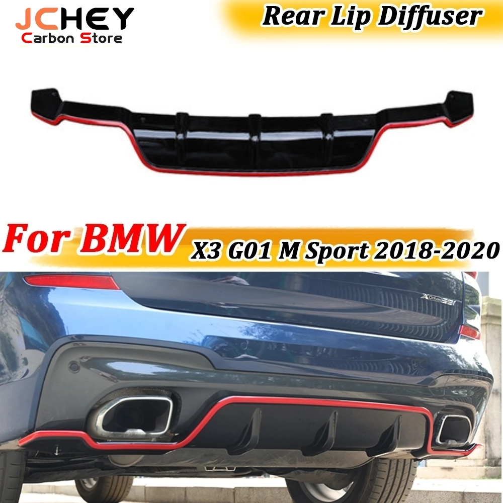 JCHEY Carbon Fiber Rear Bumper Lip Diffuser Extension Splitter Covers for BMW X3 G01 M Sport 2018 2019 2020 Body Kits ABS
JCHEY Carbon Fiber Rear Bumper Lip Diffuser Extension Splitter Covers for BMW X3 G01 M Sport 2018 2019 2020 Body Kits ABS