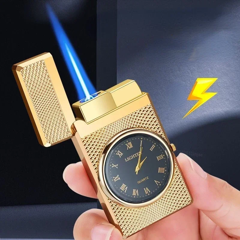 2025 new windproof butane inflatable wheel lighters unique metal watch lighters men's smoking cigars gift gadgets wholesale
2025 new windproof butane inflatable wheel lighters unique metal watch lighters men's smoking cigars gift gadgets wholesale