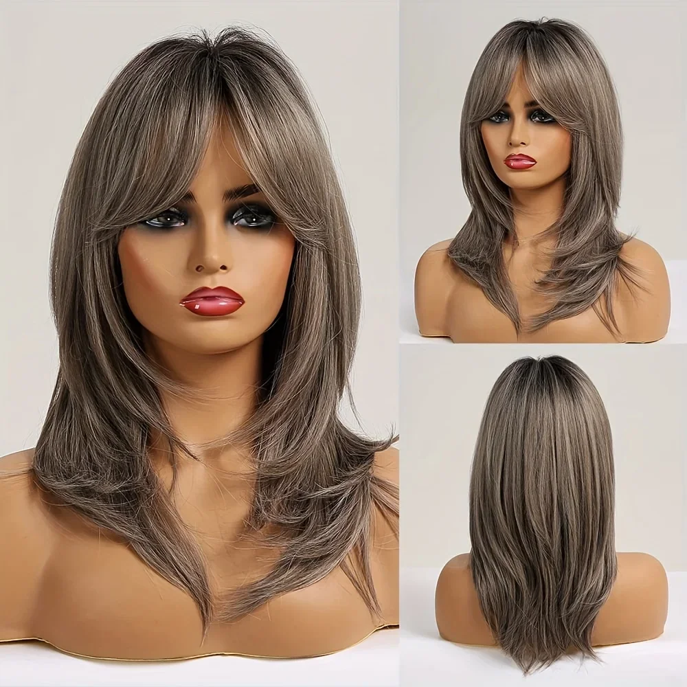 Ombre Color Blonde Wig with Bangs Long Straight Wigs for Women Synthetic Wig Dark Roots for Daily Party Cosplay
Ombre Color Blonde Wig with Bangs Long Straight Wigs for Women Synthetic Wig Dark Roots for Daily Party Cosplay