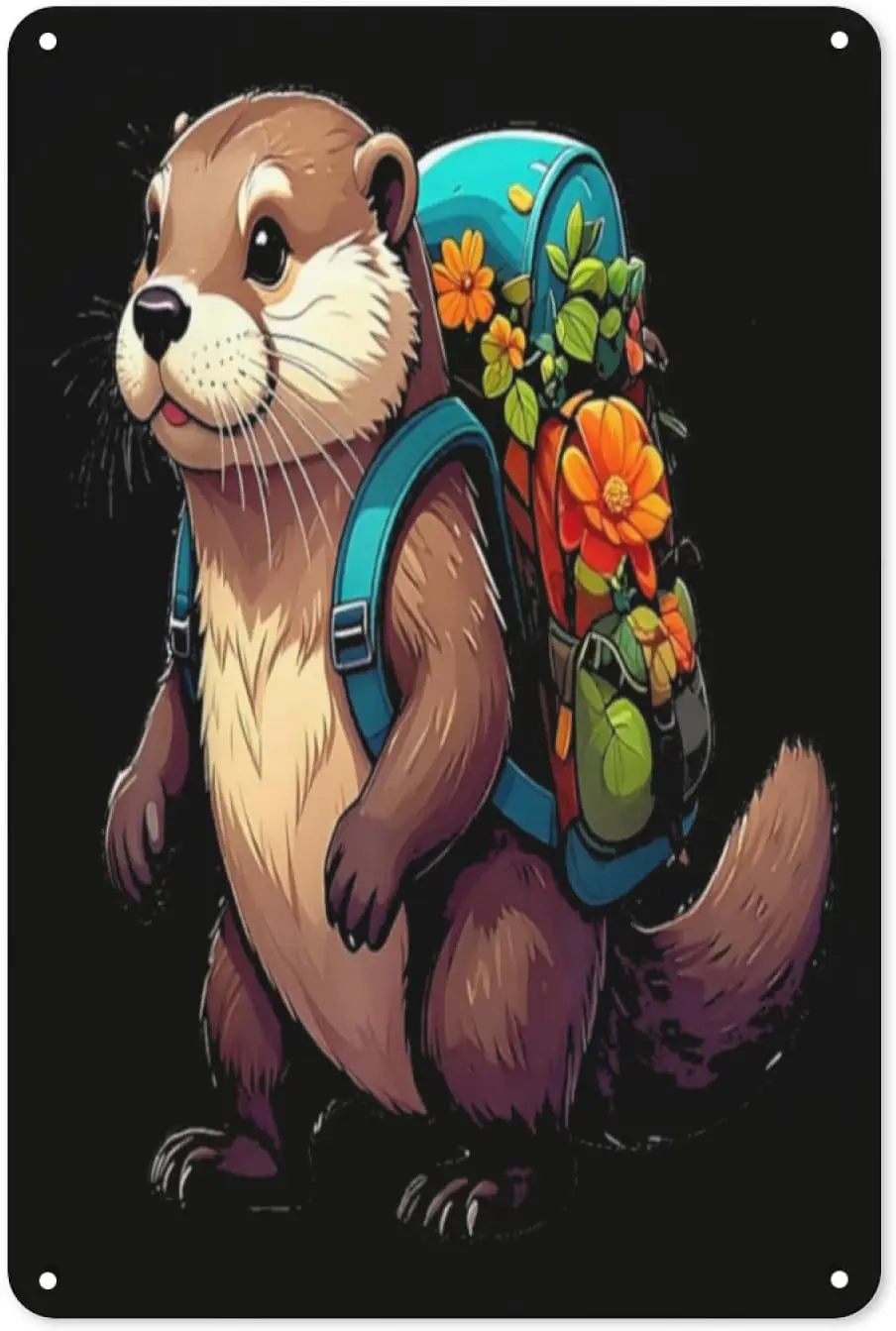 Cute Otter Nature Camping Outdoor Hiking Distressed Finish Metal Wall Art 8X12 Inch Vintage Tin Sign For Kitchen Bedroom Comedy Interesting Cute
Cute Otter Nature Camping Outdoor Hiking Distressed Finish Metal Wall Art 8X12 Inch Vintage Tin Sign For Kitchen Bedroom Comedy Interesting Cute