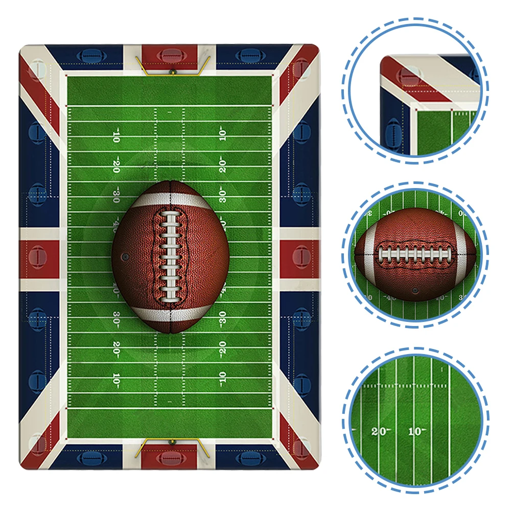 Rugby Non-slip Football Floor Mats Polyester Bedroom Carpet 2m Kids Room Anti-skid Decorative Practical Long-term Use Large Size
Rugby Non-slip Football Floor Mats Polyester Bedroom Carpet 2m Kids Room Anti-skid Decorative Practical Long-term Use Large Size