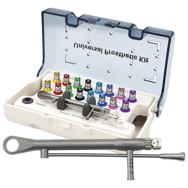 Dental Oral Implant Universal Repair Tool Box Screwdriver Universal Torque Wrench
Dental Oral Implant Universal Repair Tool Box Screwdriver Universal Torque Wrench
