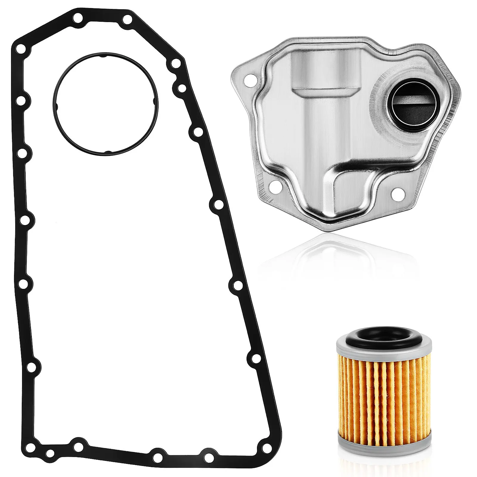 1Set Aluminum Alloy Automatic Transmission Filter and Gasket Kit for Easy DIY Installation Wide Compatibility Effective Oil
1Set Aluminum Alloy Automatic Transmission Filter and Gasket Kit for Easy DIY Installation Wide Compatibility Effective Oil