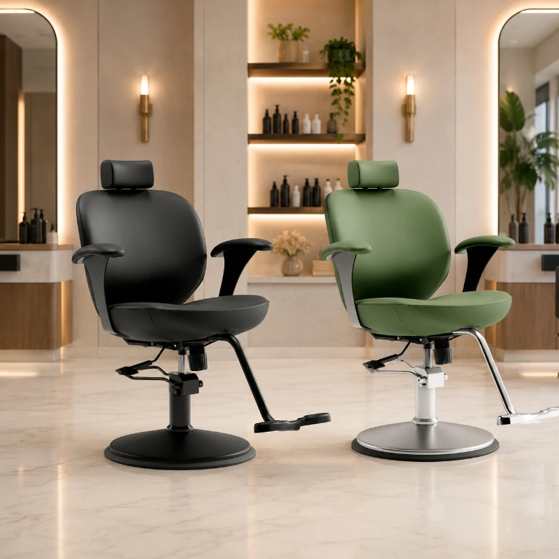 Swivel Recliner Barber Chair Industrial Luxury Salon Chair Hairdressing Comfortable Poltrona Barbiere Barbershop Furniture
Swivel Recliner Barber Chair Industrial Luxury Salon Chair Hairdressing Comfortable Poltrona Barbiere Barbershop Furniture