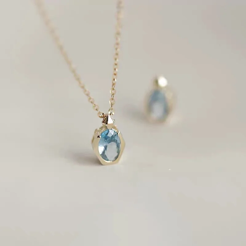 New Arrival 100% Natural Topaz Pendant for Party 6*8mm Light Blue Topaz Necklace Pendant 925 Silver Topaz Jewelry
New Arrival 100% Natural Topaz Pendant for Party 6*8mm Light Blue Topaz Necklace Pendant 925 Silver Topaz Jewelry