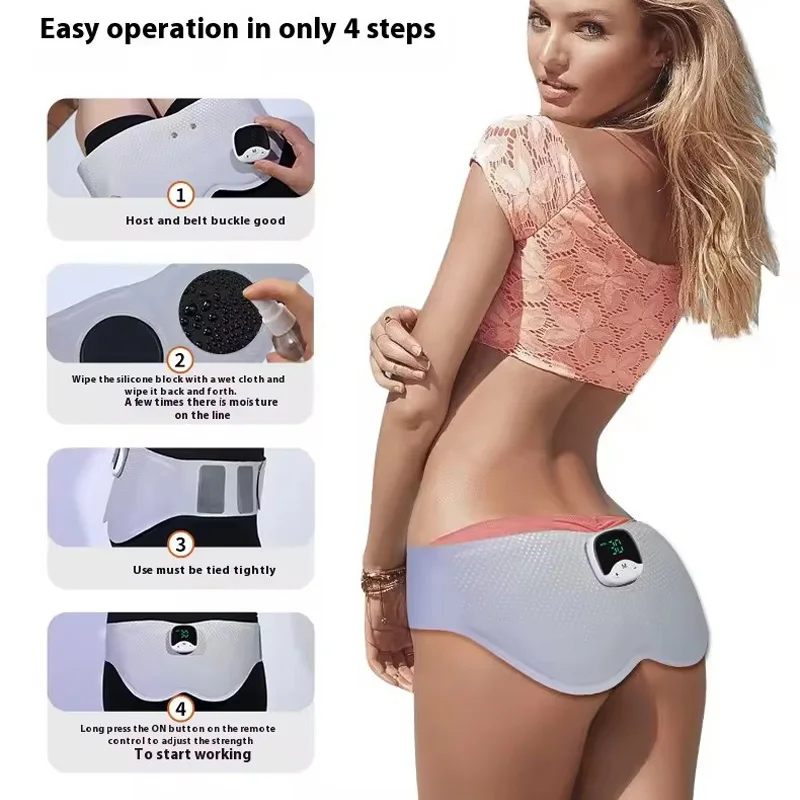 EMS Hip Pad Smart Automatic Hip Trainer Home Hip Muscle Massager Fitness Equipment Body Sculpting Hip EMS Pad
EMS Hip Pad Smart Automatic Hip Trainer Home Hip Muscle Massager Fitness Equipment Body Sculpting Hip EMS Pad