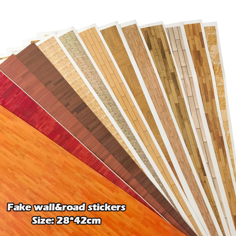 3pcs 28*42cm Model Road Sticker Simulation Wall Pavement Doll House Decor Material Sand Table Building DIY Train Railway Layout
3pcs 28*42cm Model Road Sticker Simulation Wall Pavement Doll House Decor Material Sand Table Building DIY Train Railway Layout