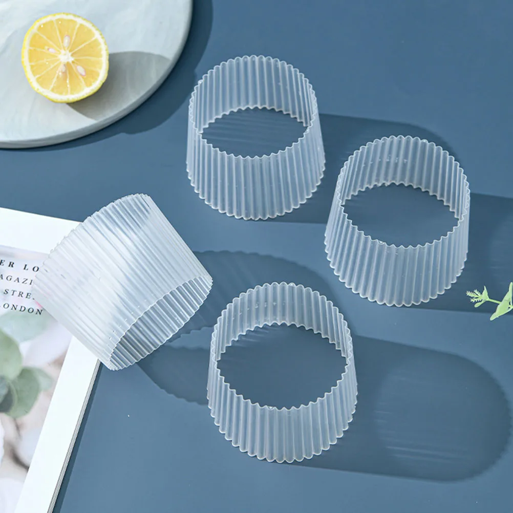 50pcs Cup Sleeves Reusable Hot Cold Mug Covers Lightweight Durable Portable Storage Bottle Accessories Transparent Plastic
50pcs Cup Sleeves Reusable Hot Cold Mug Covers Lightweight Durable Portable Storage Bottle Accessories Transparent Plastic