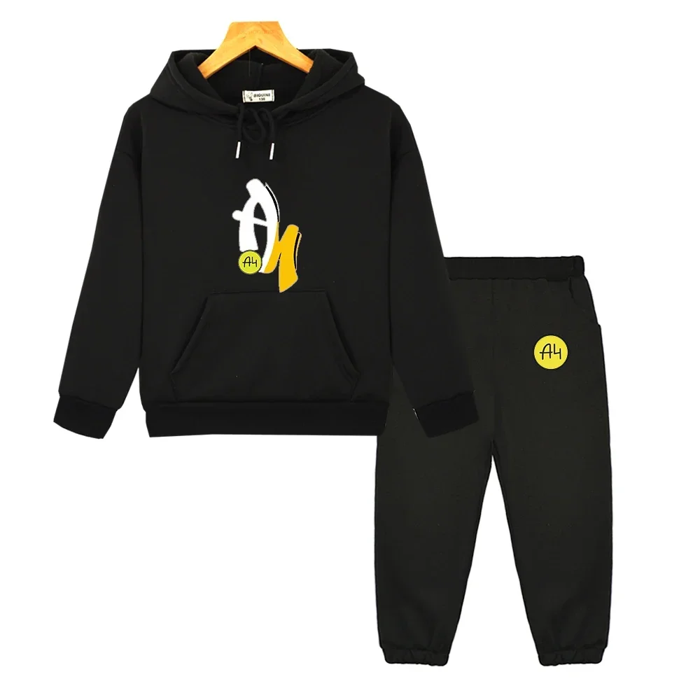 Merch A4 Casual Baby Clothing Children Outwear а4 мерч Children's Hoodie Pants 2PCS Suit Spring Autumn Boy Girl Sweatshirt Tops
Merch A4 Casual Baby Clothing Children Outwear а4 мерч Children's Hoodie Pants 2PCS Suit Spring Autumn Boy Girl Sweatshirt Tops