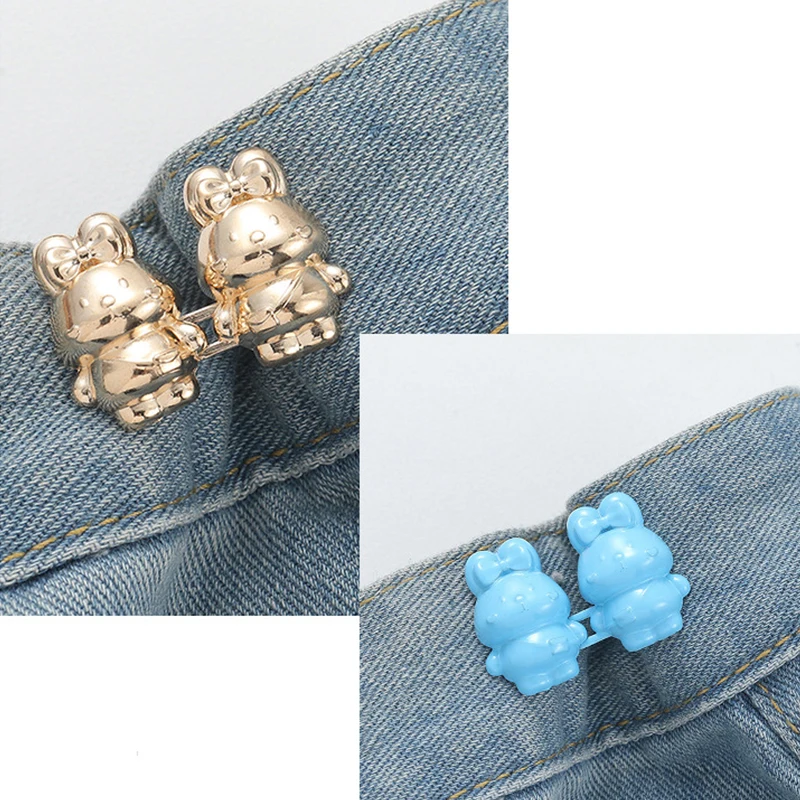 Cute Rabbit Waist Buckle Removable Pant Clips Adjustable Waist Tightener Jeans Small Waist Tightening Tool
Cute Rabbit Waist Buckle Removable Pant Clips Adjustable Waist Tightener Jeans Small Waist Tightening Tool