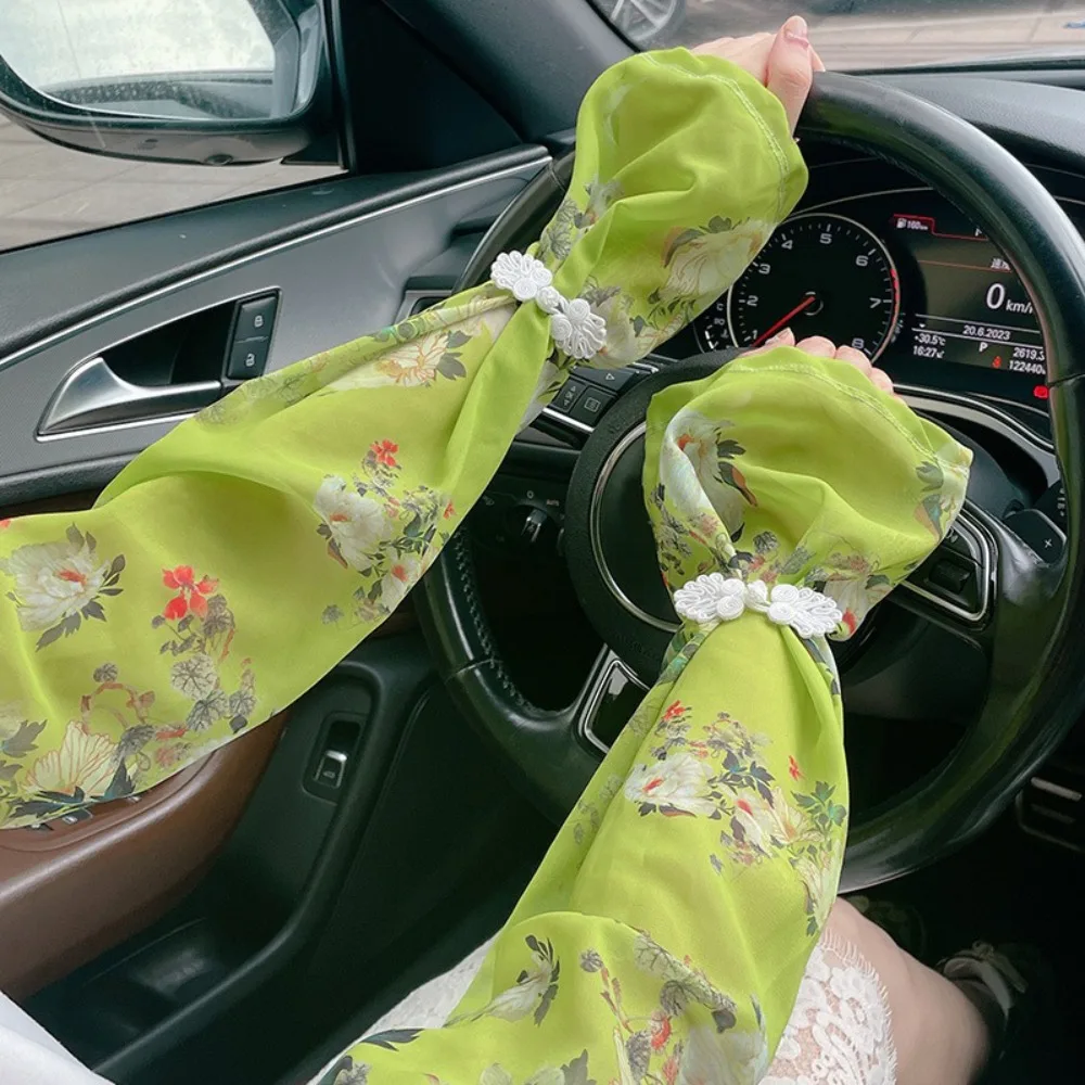 New Chiffon Sun Protection Sleeves Long Fingerless Chinese Style Sunscreen Sleeves UV Protection Lace Arm Sleeve Driving
New Chiffon Sun Protection Sleeves Long Fingerless Chinese Style Sunscreen Sleeves UV Protection Lace Arm Sleeve Driving