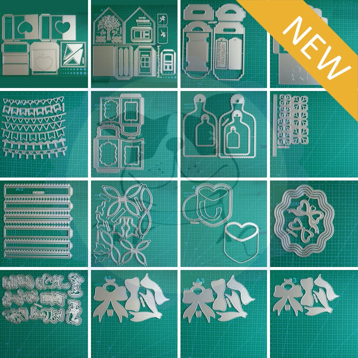 Released 2026 February Metal Cutting Dies for DIY Making Card Scrapbook Embossed Paper Album Craft Supplies Template Decoration
Released 2026 February Metal Cutting Dies for DIY Making Card Scrapbook Embossed Paper Album Craft Supplies Template Decoration