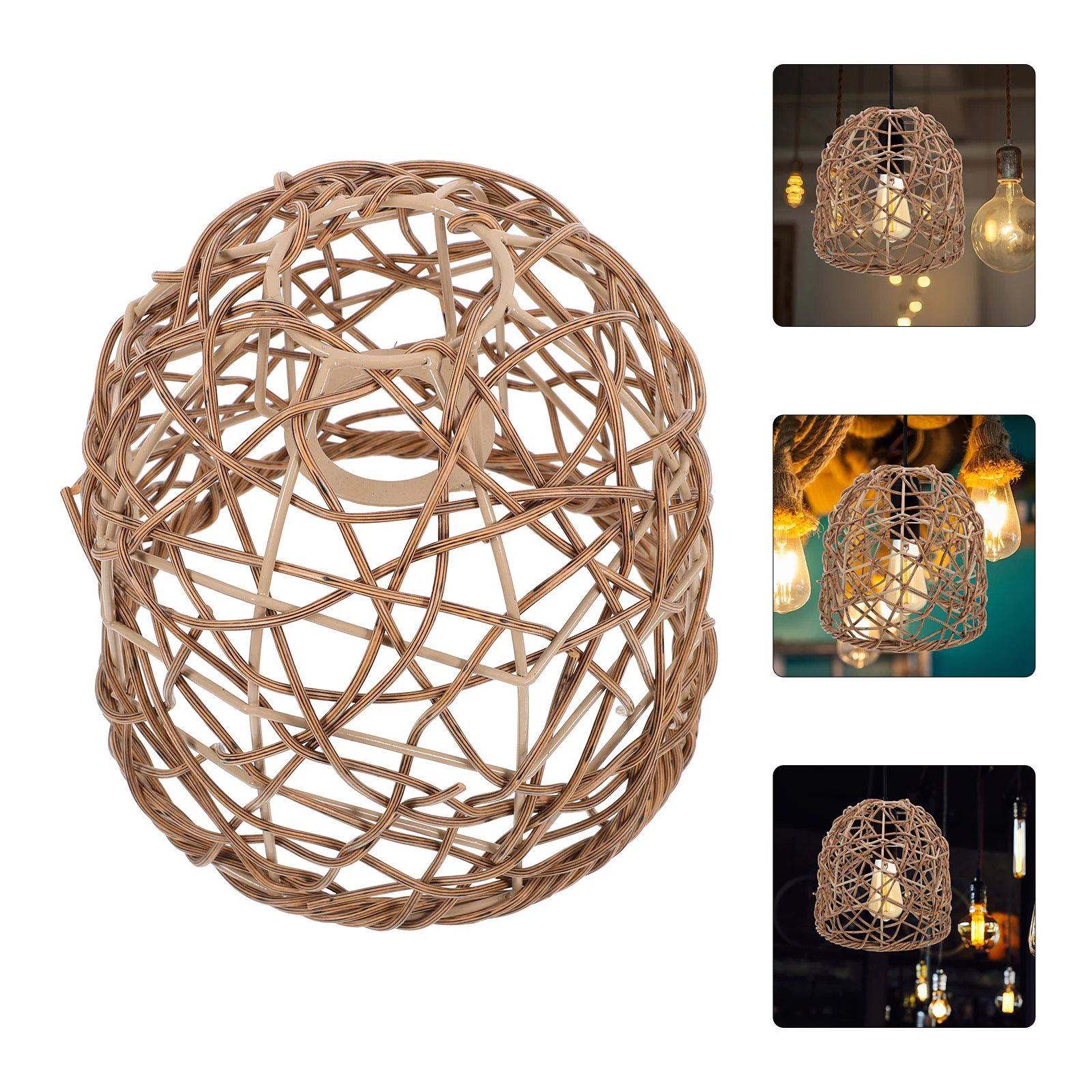 Lampshade Ceiling Light Basket Wicker Pendant Chandelier Fixture Hanging Shades Rattan Iron
Lampshade Ceiling Light Basket Wicker Pendant Chandelier Fixture Hanging Shades Rattan Iron