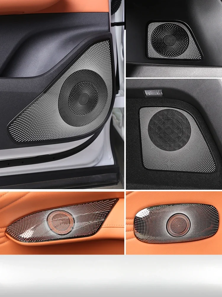 For Changan Deepal S07 Car Door Horn Cover Stainless Steel Dustproof Rear Trunk Audio Speaker Protective Sticker Car Decoration
For Changan Deepal S07 Car Door Horn Cover Stainless Steel Dustproof Rear Trunk Audio Speaker Protective Sticker Car Decoration