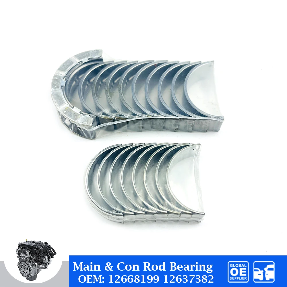 Crankshaft Main Bearing & Connecting Rod Bearing For Buick Envision Verano 1.5T Engine Auto Car Accessories 12668199 12637382
Crankshaft Main Bearing & Connecting Rod Bearing For Buick Envision Verano 1.5T Engine Auto Car Accessories 12668199 12637382