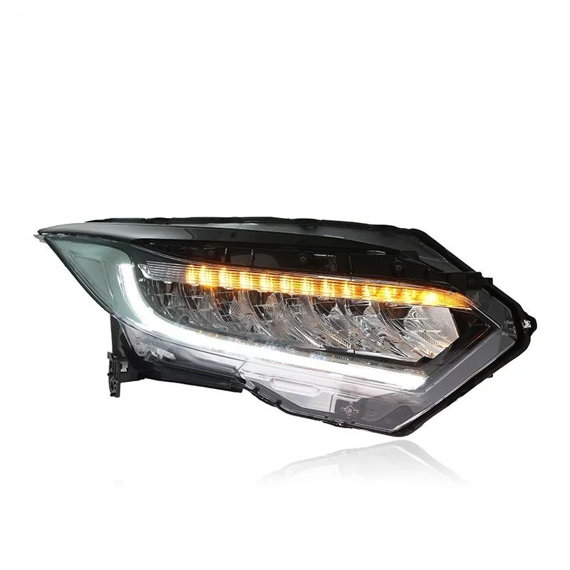 Фара в сборе для Honda Binzhi HRV 2019-2022 оптом: бюджетная модель с LED ДХО и указателями поворота
Фара в сборе для Honda Binzhi HRV 2019-2022 оптом: бюджетная модель с LED ДХО и указателями поворота