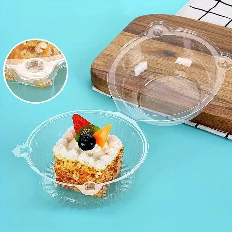 50PCS Super Value Transparent Plastic Cake Boxes With Lids - Perfect For Muffins, Mousse, Pastries And Sandwiches For Parties
50PCS Super Value Transparent Plastic Cake Boxes With Lids - Perfect For Muffins, Mousse, Pastries And Sandwiches For Parties