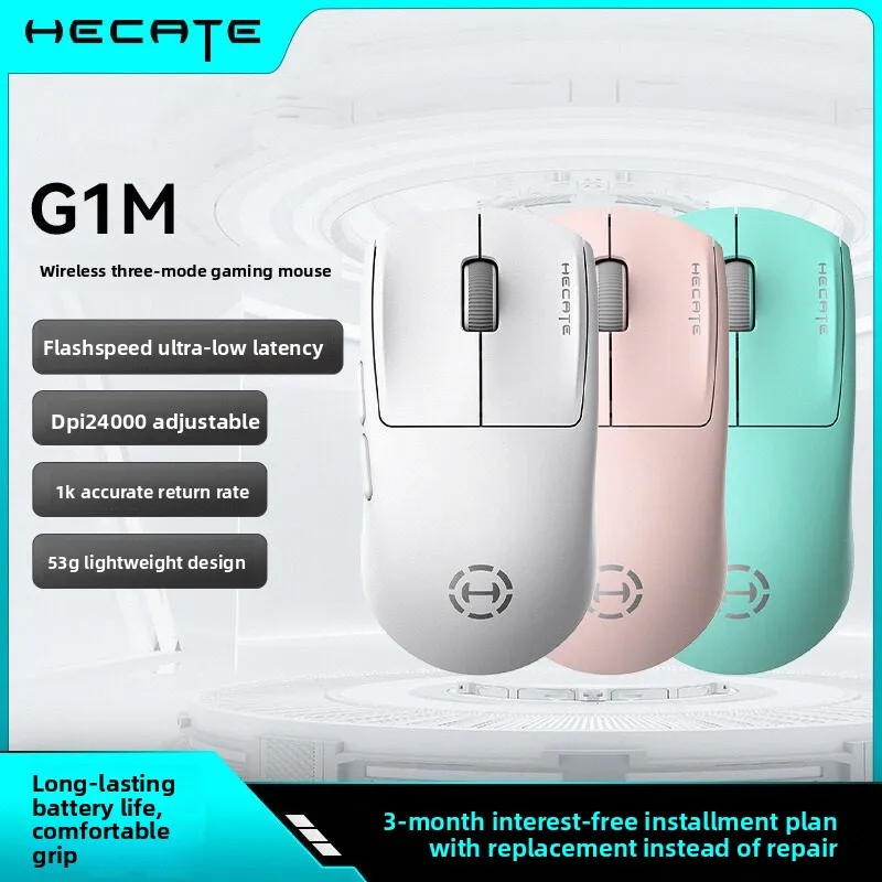 HECATE Edifier G1M PAW3311, 53g Lightweight Wireless Mouse, for Delta Force & Valorant Gaming
HECATE Edifier G1M PAW3311, 53g Lightweight Wireless Mouse, for Delta Force & Valorant Gaming