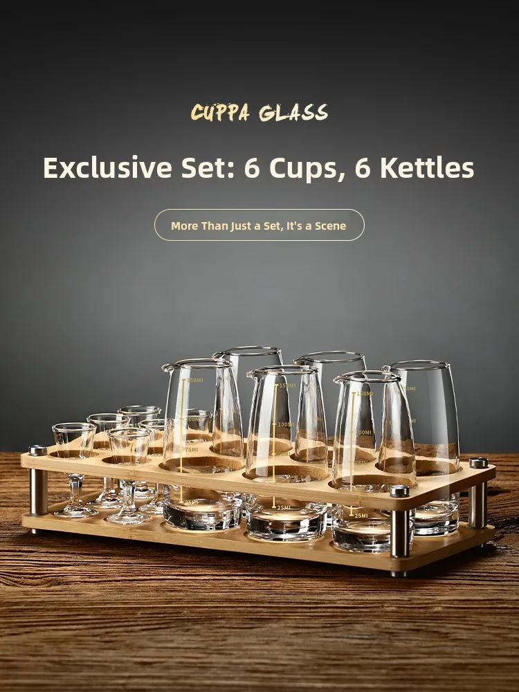 Chinese Style Gift Box Set of Glass White Wine Cups Bullet Shaped Measuring Tools with Scale Home Use Small Liquor Cups
Chinese Style Gift Box Set of Glass White Wine Cups Bullet Shaped Measuring Tools with Scale Home Use Small Liquor Cups