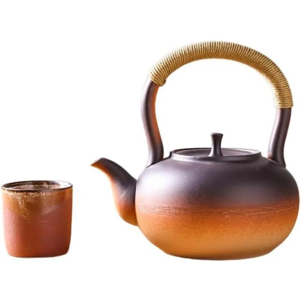 Tea Pots Charcoal Fire Tea Stove Office Water Pottery Boiled Teapot One Round Round Lifting Beam Pot Teapot
Tea Pots Charcoal Fire Tea Stove Office Water Pottery Boiled Teapot One Round Round Lifting Beam Pot Teapot