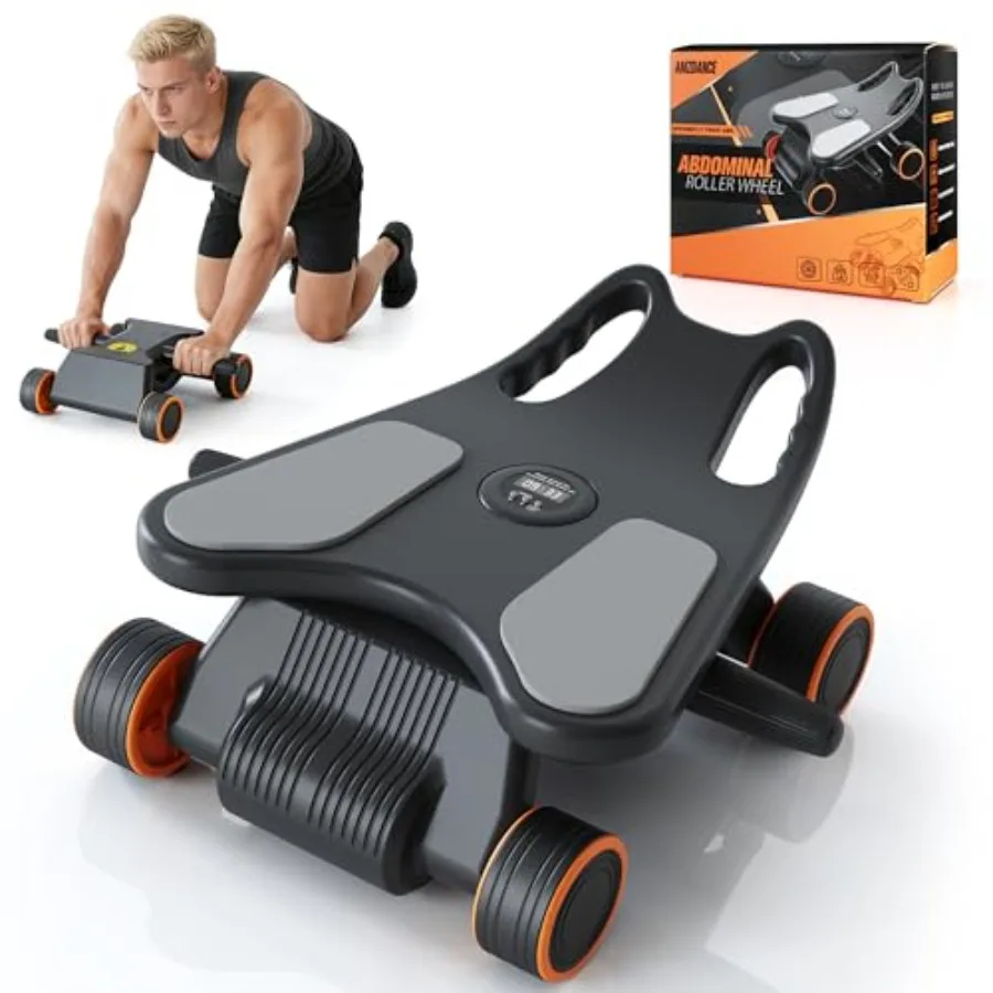 Home gym abdominal exercise roller with 4 wheels elbow board support black color non-slip TPR wheels and cushioned knee pad for
Home gym abdominal exercise roller with 4 wheels elbow board support black color non-slip TPR wheels and cushioned knee pad for