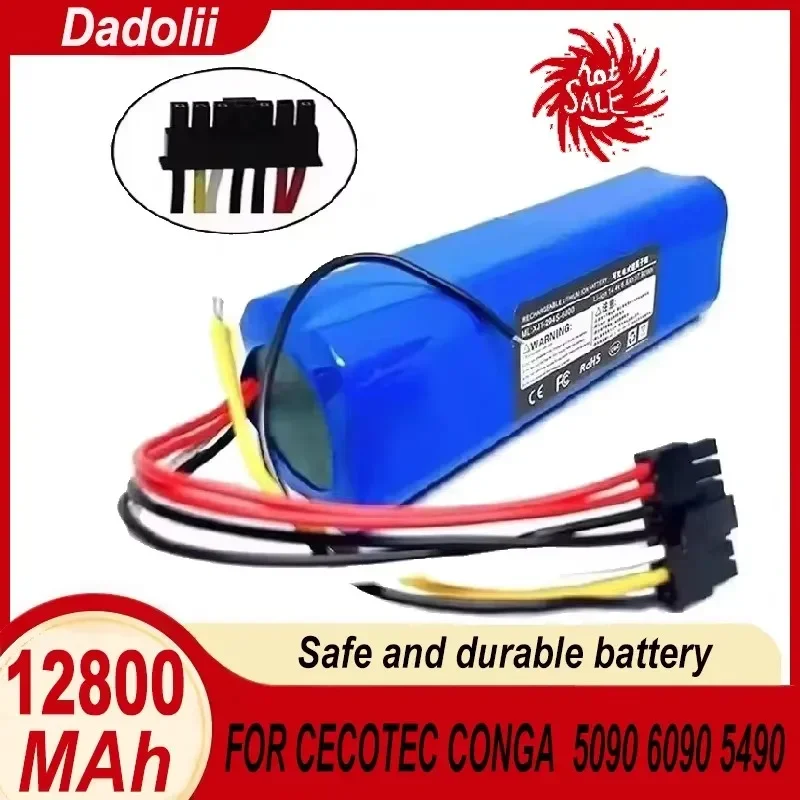 2025 Новый 14,8 В 12800 мАч CECOTEC CONGA 5090 6090 5490 Аккумулятор для робота-швабры Netease Интеллектуальное производство NIT Модель
2025 Новый 14,8 В 12800 мАч CECOTEC CONGA 5090 6090 5490 Аккумулятор для робота-швабры Netease Интеллектуальное производство NIT Модель