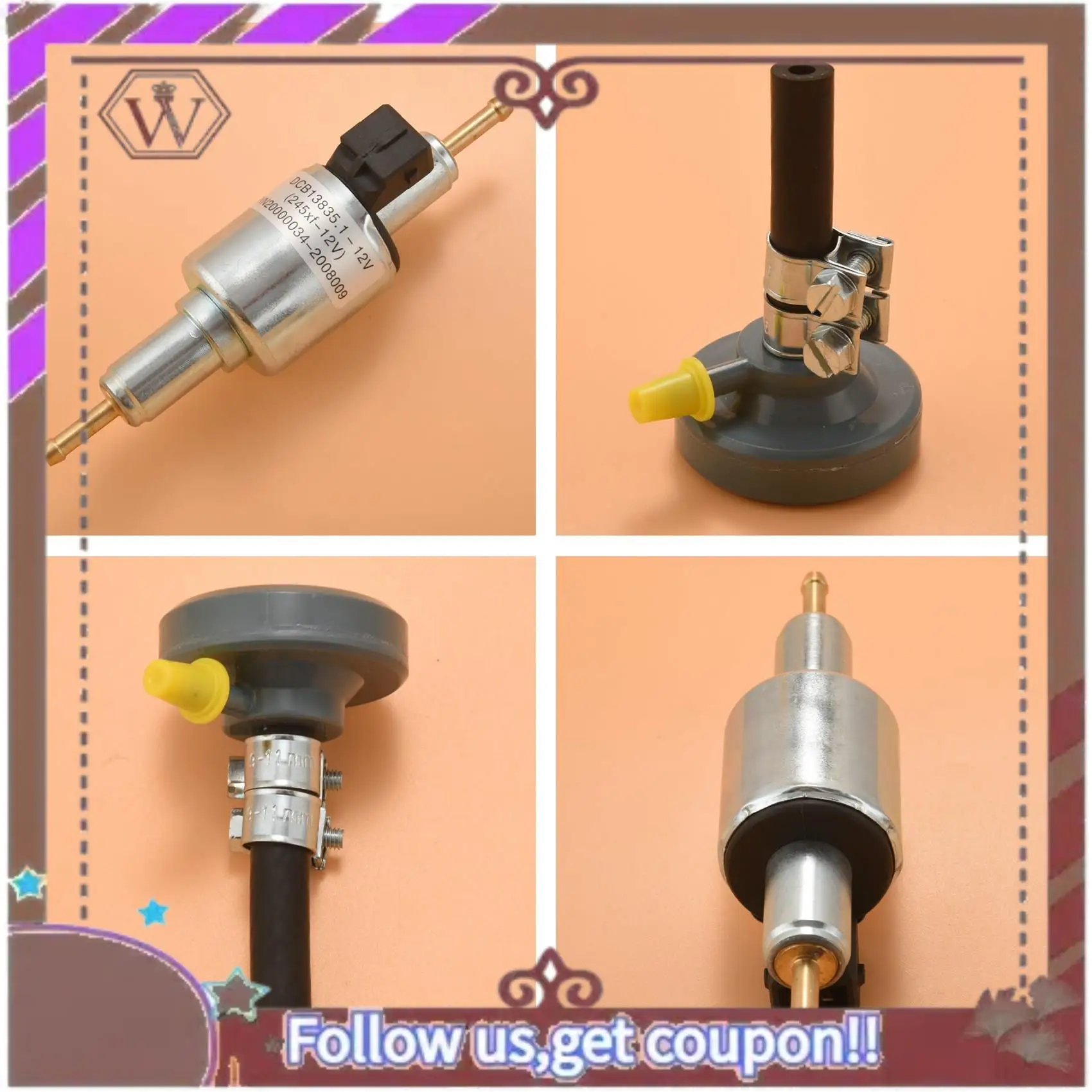 A57E-12V DP30 Heater Fuel Pump With Dampener 86115A 86115B Replace For Webasto Heater
A57E-12V DP30 Heater Fuel Pump With Dampener 86115A 86115B Replace For Webasto Heater