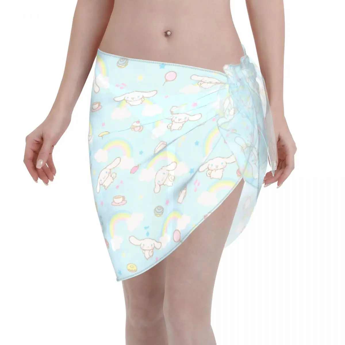 Sanrio Character Women Beach Sarongs Sheer Cover Ups Chiffon Bikini Wrap Skirt for Swimwear
Sanrio Character Women Beach Sarongs Sheer Cover Ups Chiffon Bikini Wrap Skirt for Swimwear