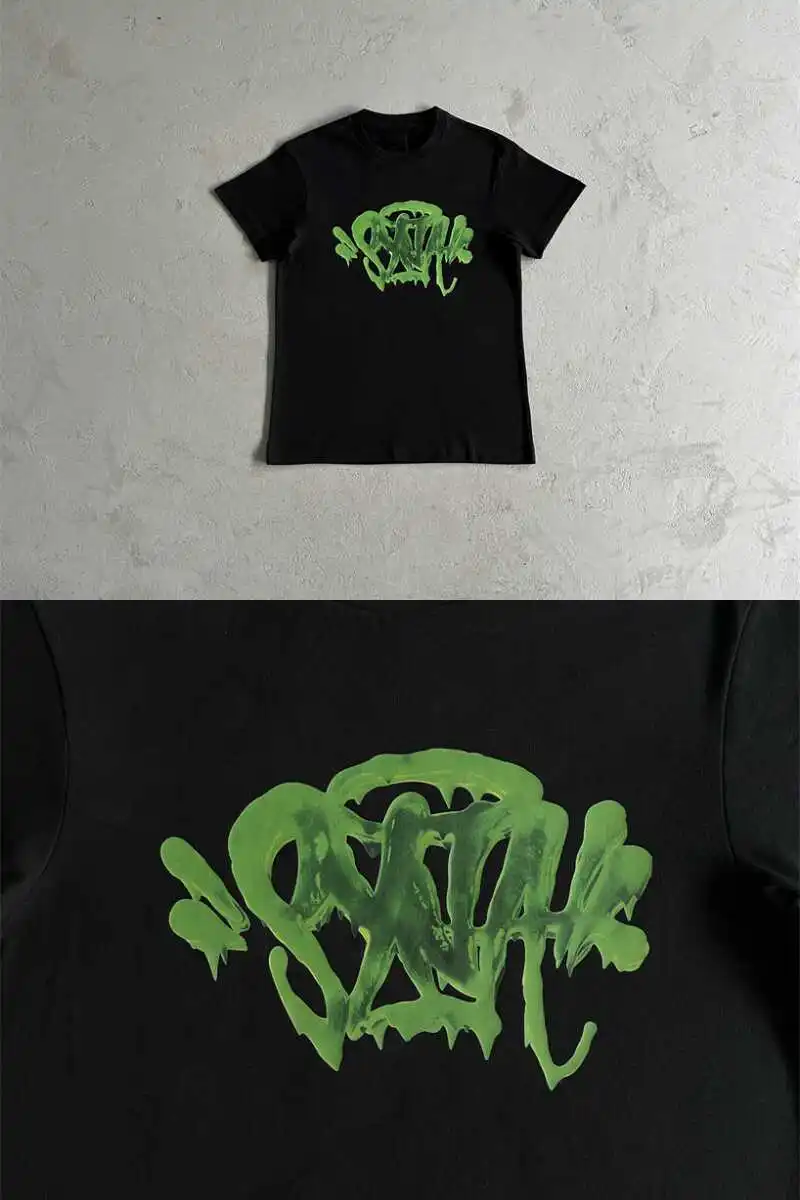 Original Creative High Quali een Letter Print Pure Bla round Ne ort T-irt Casual Comfortable Breathable Summer Top
Original Creative High Quali een Letter Print Pure Bla round Ne ort T-irt Casual Comfortable Breathable Summer Top