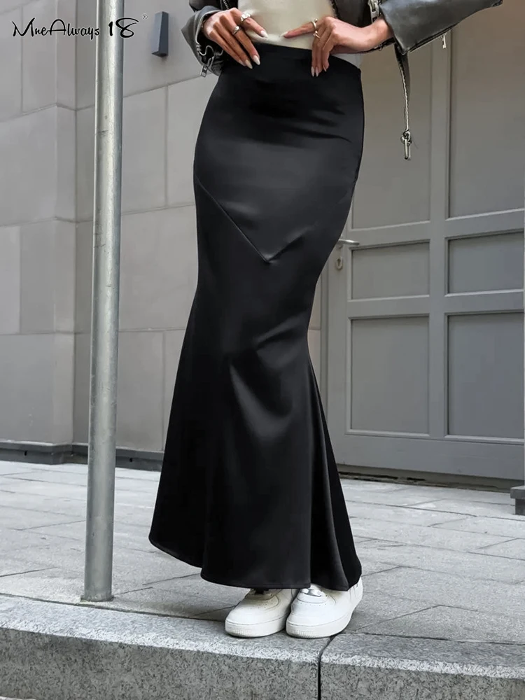 Mnealways18 Black Mermaid Skirts Women High Waist Spring 2025 Long Bodycon Skirts Office Ladies Satin Fishtail Skirts Midi Solid
Mnealways18 Black Mermaid Skirts Women High Waist Spring 2025 Long Bodycon Skirts Office Ladies Satin Fishtail Skirts Midi Solid