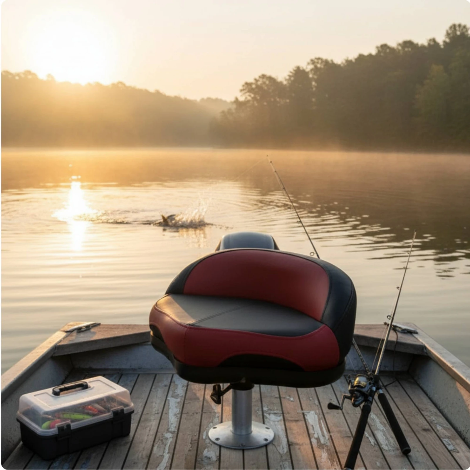 Fishing Boat Seat Padded Comfort Boat Fishing Seat Watercraft Seating PVC Leather Stitched Panels
Fishing Boat Seat Padded Comfort Boat Fishing Seat Watercraft Seating PVC Leather Stitched Panels