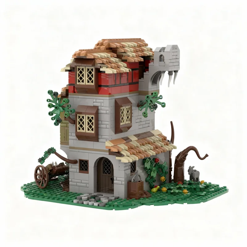 987PCS MOC Street View Witch House Model Custom Building Blocks Architecture DIY Assembly Display Gift Collectible Building Set
987PCS MOC Street View Witch House Model Custom Building Blocks Architecture DIY Assembly Display Gift Collectible Building Set