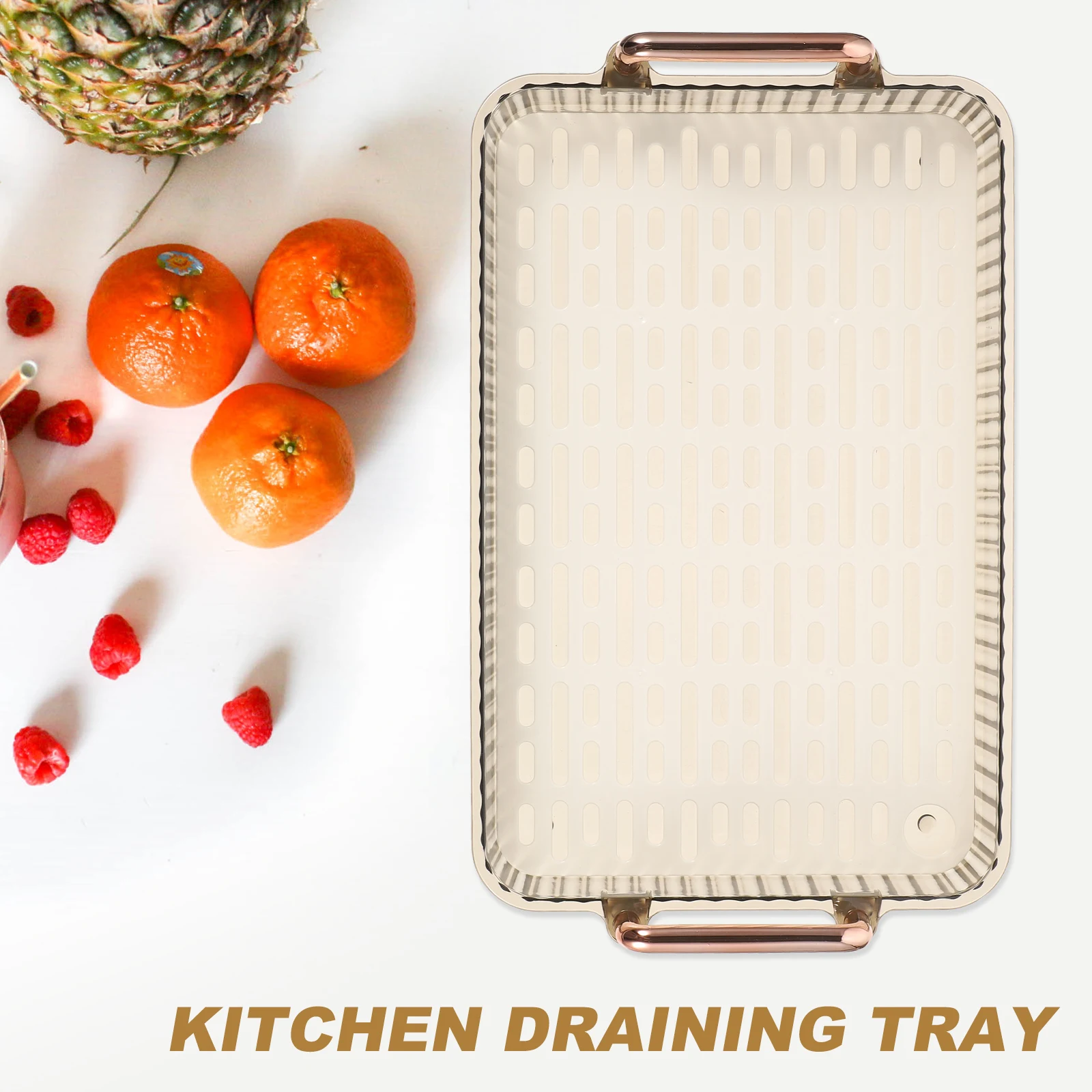 Transparent Double-layer Fruit Plate 2 Tier Dish Drying Rack Drain Tray Kitchen Draining Sink PP Sturdy Storage
Transparent Double-layer Fruit Plate 2 Tier Dish Drying Rack Drain Tray Kitchen Draining Sink PP Sturdy Storage