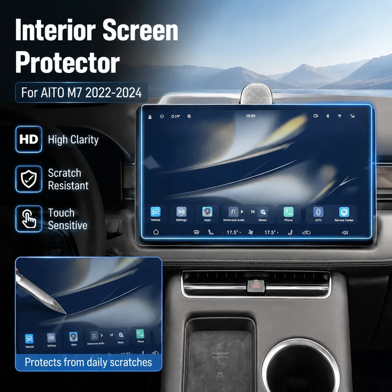 Interior Screen Protector For Huawei Aito M7 2022-2024 Center Console Navigation Display High Clarity Protection
Interior Screen Protector For Huawei Aito M7 2022-2024 Center Console Navigation Display High Clarity Protection