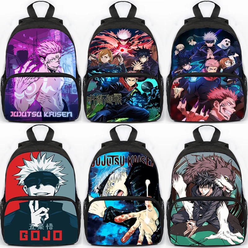 Anime Jujutsu Kaisen Backpack for Student Boy Girl Gojo Satoru Tops Yuji Itadori Children School Bags Laptop Rucksack Waterproof
Anime Jujutsu Kaisen Backpack for Student Boy Girl Gojo Satoru Tops Yuji Itadori Children School Bags Laptop Rucksack Waterproof