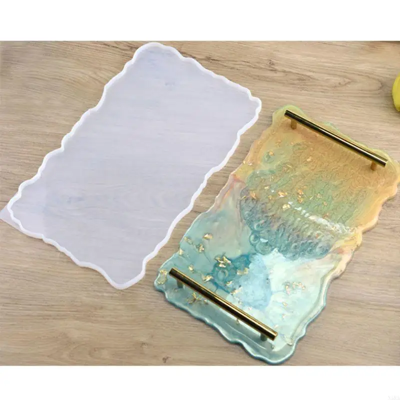 N5KA Diy Crystal Oversized Fruit Plate Mold Rectangle-shaped Epoxy Resin Mold Suitable for Home Decoration Table Wine Tray
N5KA Diy Crystal Oversized Fruit Plate Mold Rectangle-shaped Epoxy Resin Mold Suitable for Home Decoration Table Wine Tray