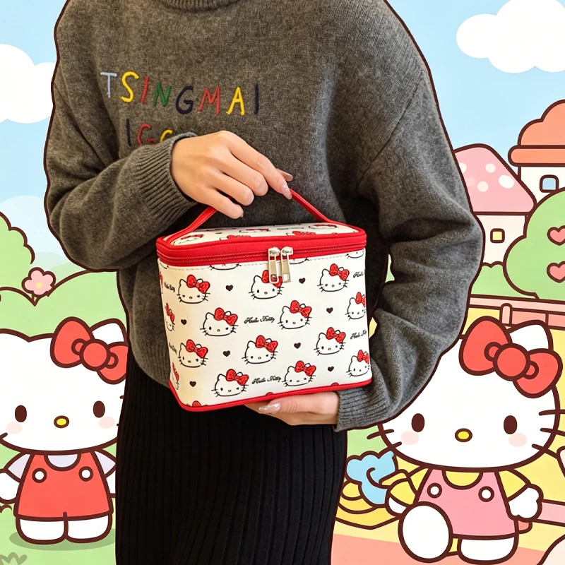 Portable Hellokittys Cosmetic Bag Multifunctional Kawaii Makeup Box Storage Box Bags for Woman Cartoon Large Capacity
Portable Hellokittys Cosmetic Bag Multifunctional Kawaii Makeup Box Storage Box Bags for Woman Cartoon Large Capacity