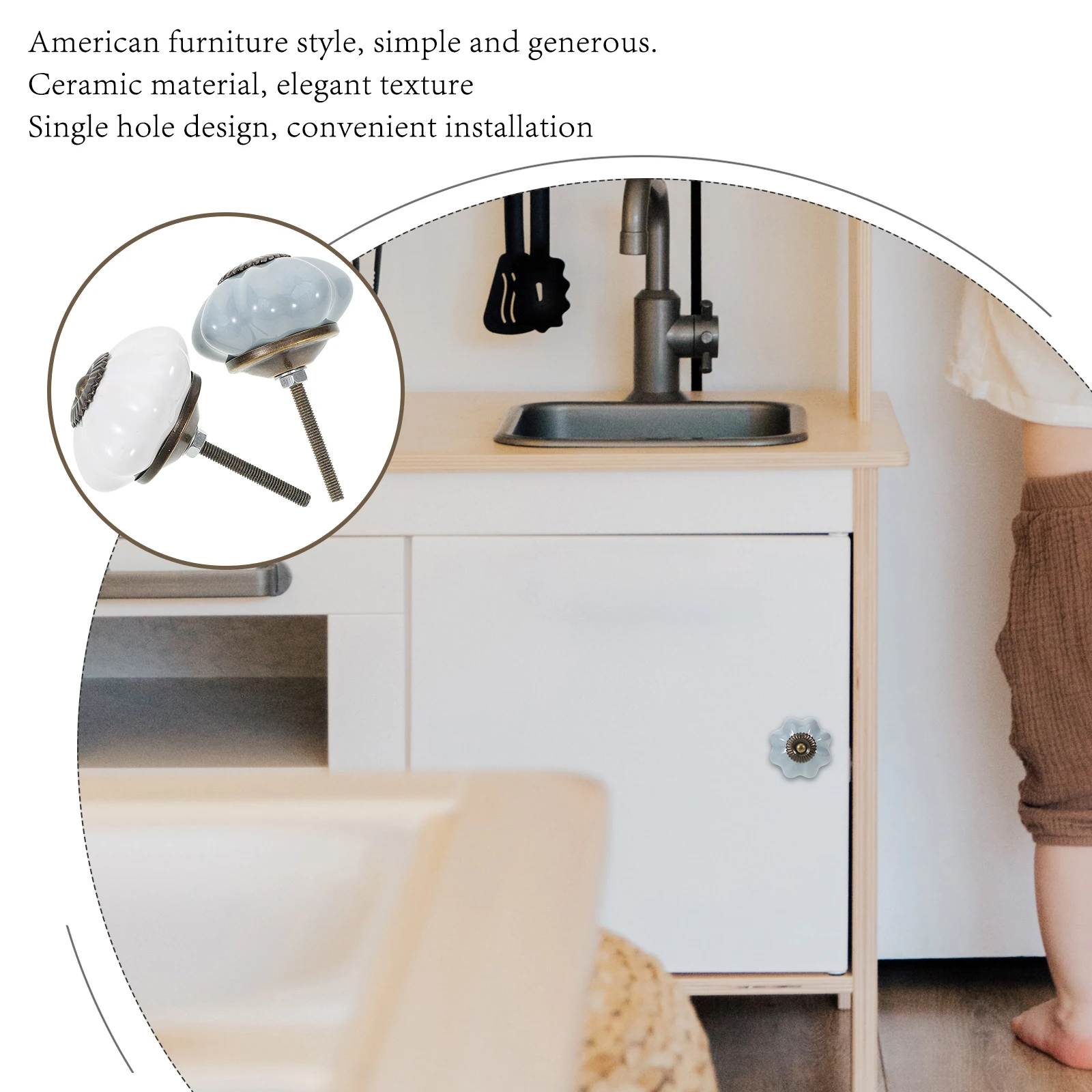 2pcs Ceramic Drawer Pulls Cabinet Door H les Furniture Knobs White Blue Pumpkin Simple Durable Kitchen Cupboard Hardware
2pcs Ceramic Drawer Pulls Cabinet Door H les Furniture Knobs White Blue Pumpkin Simple Durable Kitchen Cupboard Hardware