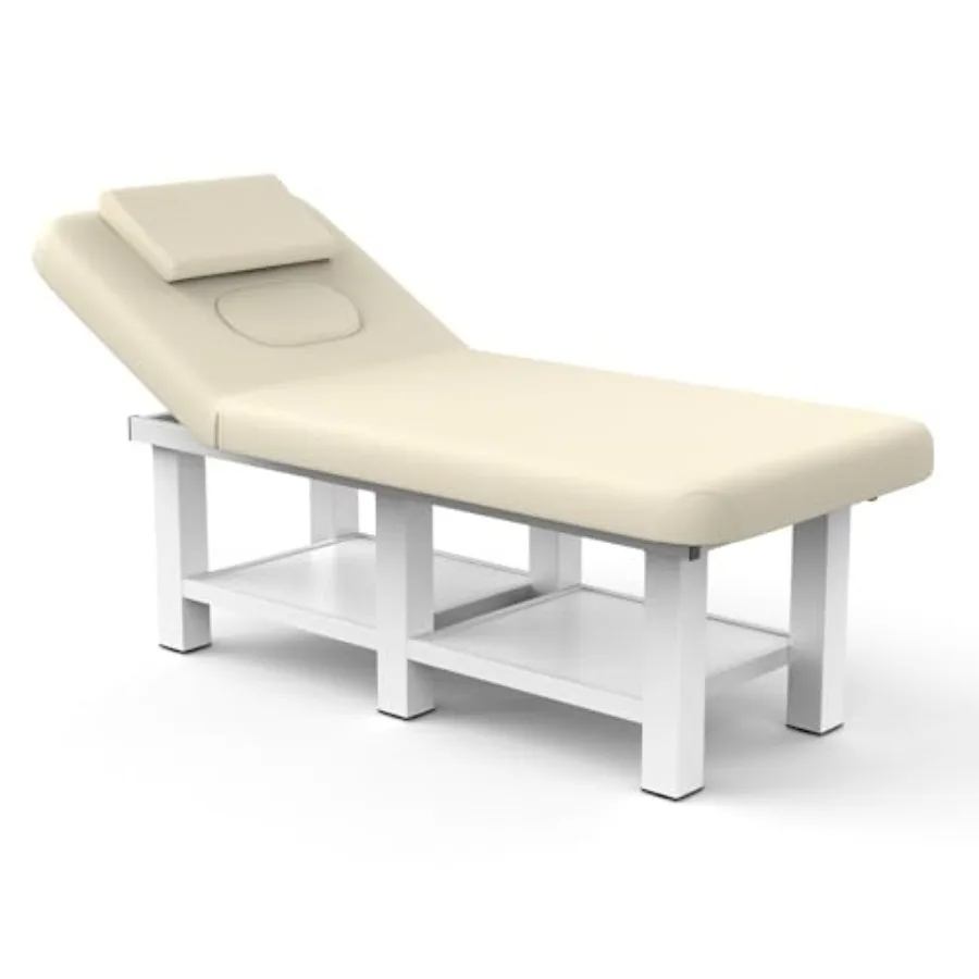 Metal Frame Wide Stationary Massage Table for Treatment Table Physical Therapy Table Spa Facial Bed, PU Leather 31.5'' Wide 75'
Metal Frame Wide Stationary Massage Table for Treatment Table Physical Therapy Table Spa Facial Bed, PU Leather 31.5'' Wide 75'
