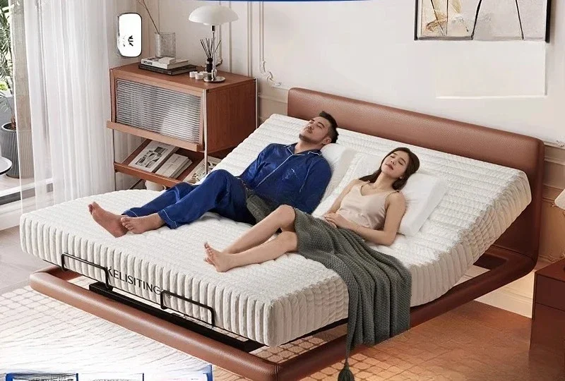 NNElectric Features Leather Bed Minimalist Suspension Internet Celebrity Cream Wind
NNElectric Features Leather Bed Minimalist Suspension Internet Celebrity Cream Wind
