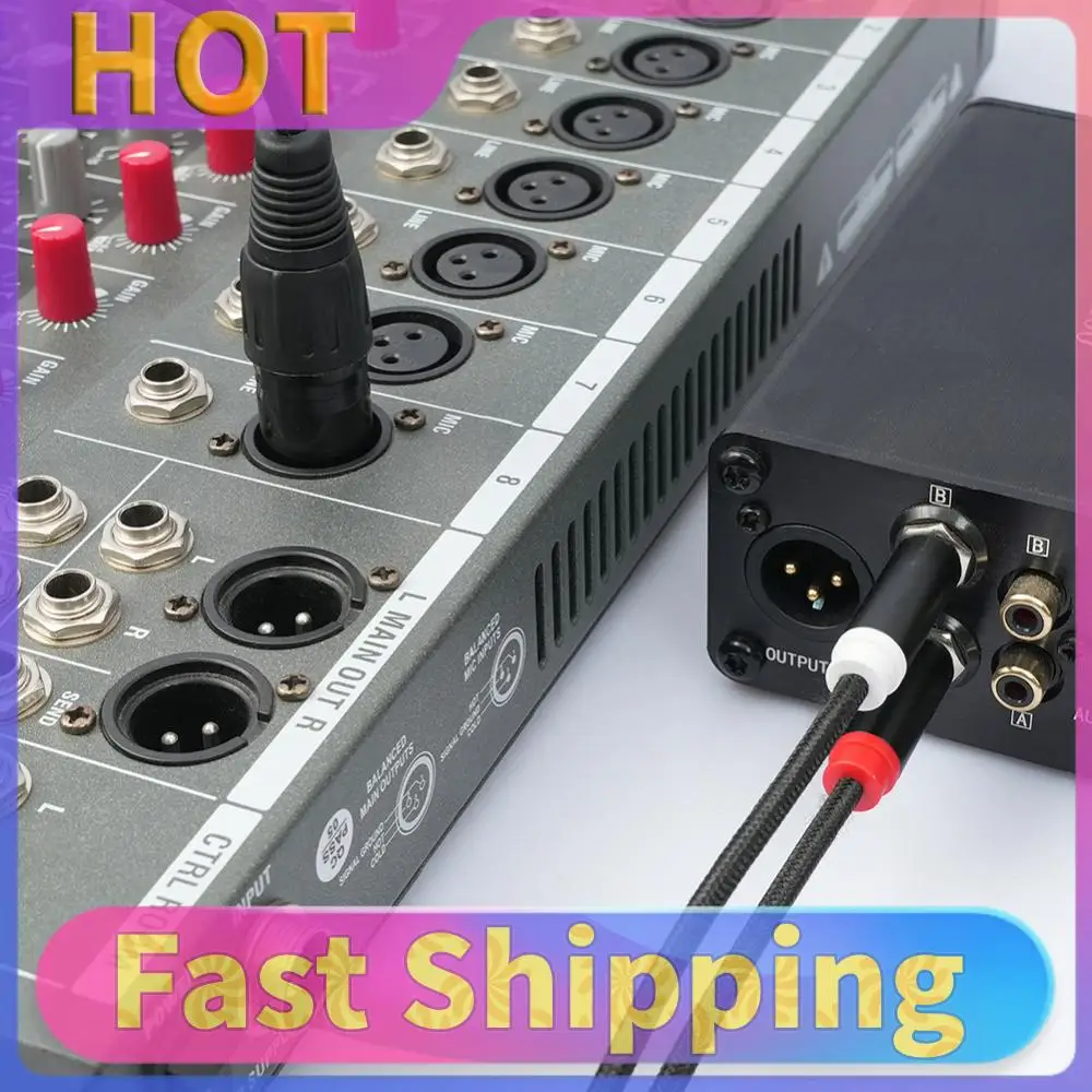 1/2/3Meter Double Quarter Inch To XLR Y Splitter Cable Gold Plated Connector XLR Male To Dual 1/4in 6.35mm TS Mono Y Mic Cable
1/2/3Meter Double Quarter Inch To XLR Y Splitter Cable Gold Plated Connector XLR Male To Dual 1/4in 6.35mm TS Mono Y Mic Cable