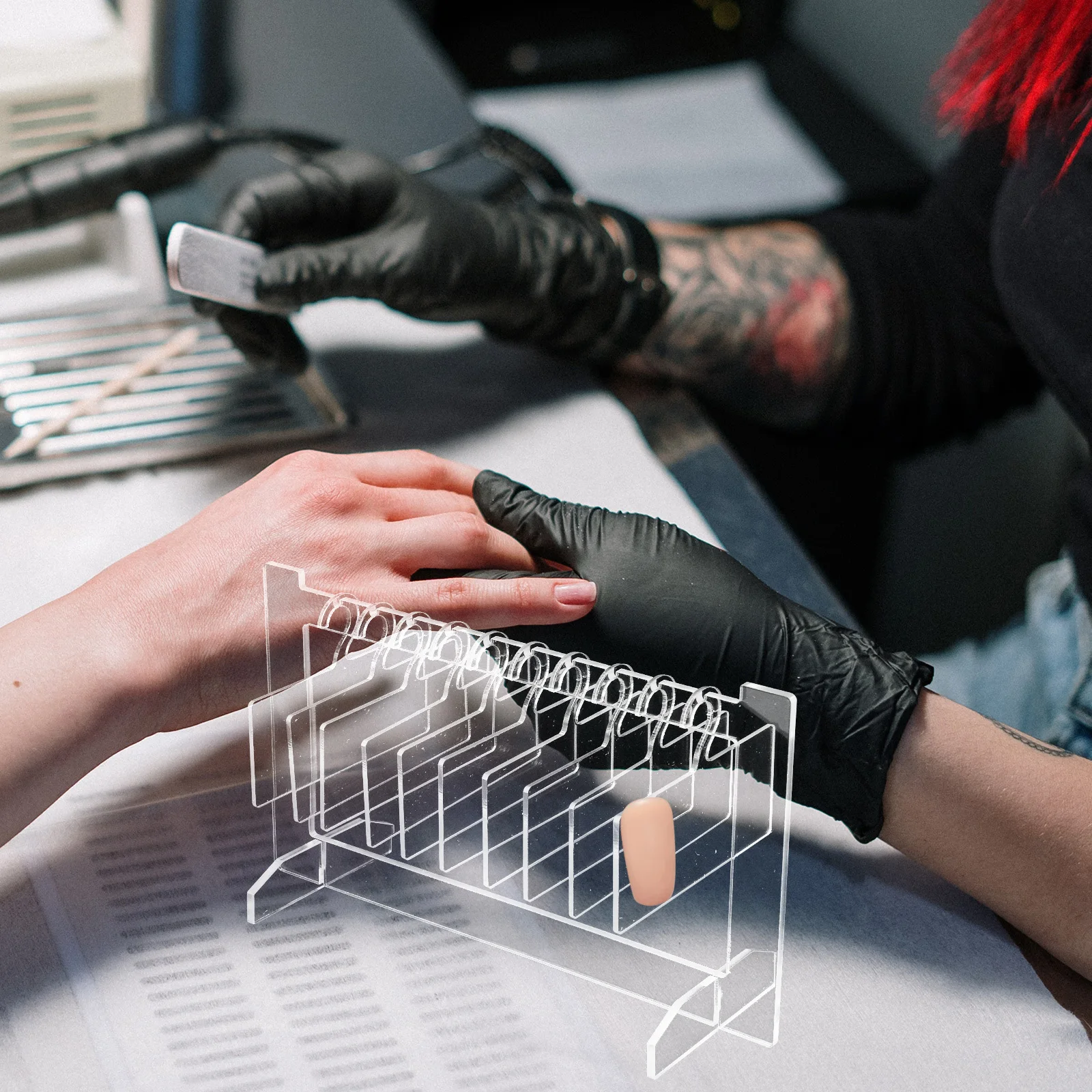 2 набора демонстрационных подставок для образцов лаков для ногтей, прозрачные витрины для маникюра, профессиональная организация и креативное оформление
2 набора демонстрационных подставок для образцов лаков для ногтей, прозрачные витрины для маникюра, профессиональная организация и креативное оформление