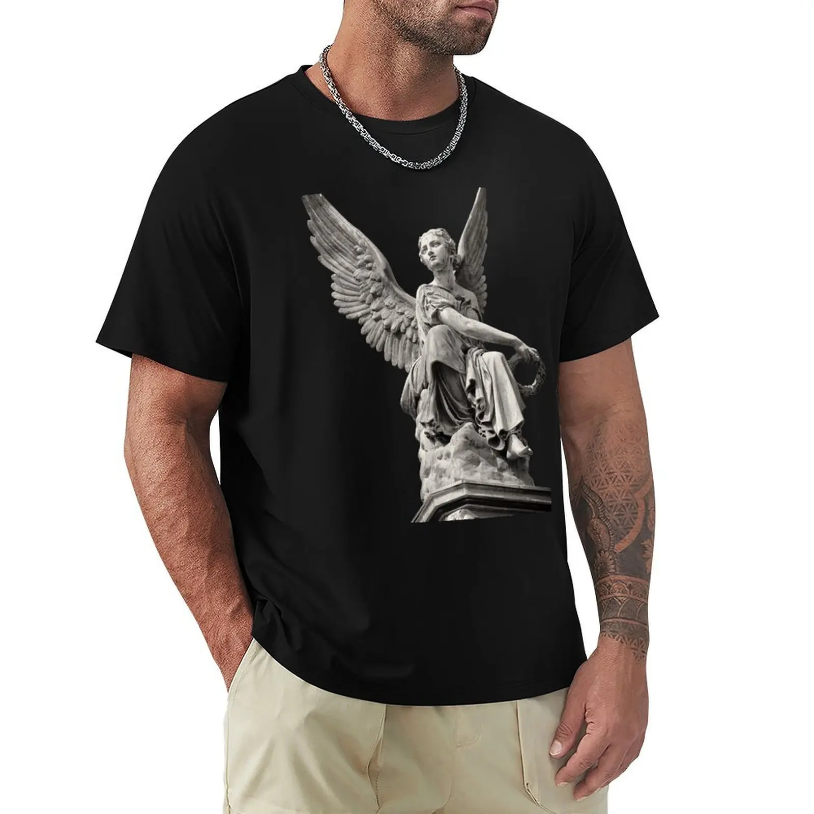 Nijmegen, Holland Angel Statue T-Shirt Basic Solid Color Casual Tee Shirt
Nijmegen, Holland Angel Statue T-Shirt Basic Solid Color Casual Tee Shirt