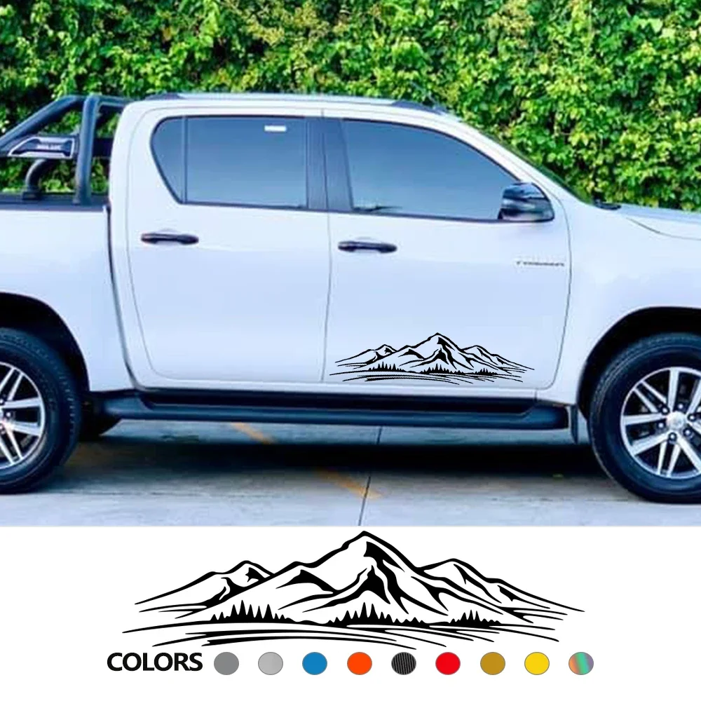 Car Wild Mountain Style Sticker For Ford F150 Toyota Hilux Dodge RAM Isuzu Dmax GWM Cannon Pickup Universal Truck Decor Decal
Car Wild Mountain Style Sticker For Ford F150 Toyota Hilux Dodge RAM Isuzu Dmax GWM Cannon Pickup Universal Truck Decor Decal
