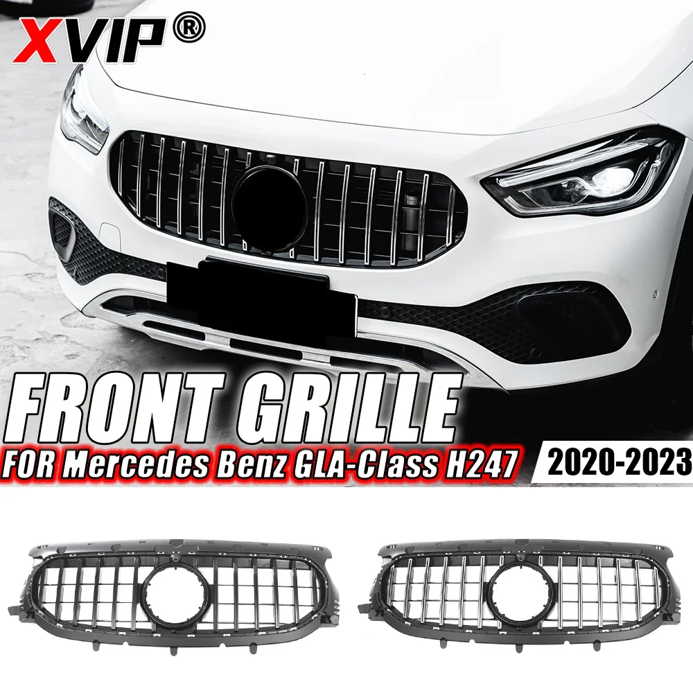 XVIP Glossy Black GTR Style Front Bumper Grille For Mercedes Benz GLA-Class H247 GLA200 GLA250 20-23 Diamonds Style Upper Grille
XVIP Glossy Black GTR Style Front Bumper Grille For Mercedes Benz GLA-Class H247 GLA200 GLA250 20-23 Diamonds Style Upper Grille