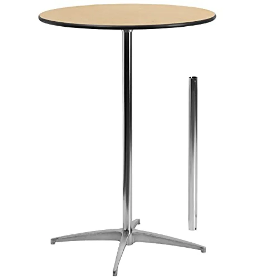 30'' Round Wood Cocktail Tables with 30'' and 42'' Columns, Adjustable Wood Bar Height Tables for Events or Home Use, Set of 4,
30'' Round Wood Cocktail Tables with 30'' and 42'' Columns, Adjustable Wood Bar Height Tables for Events or Home Use, Set of 4,