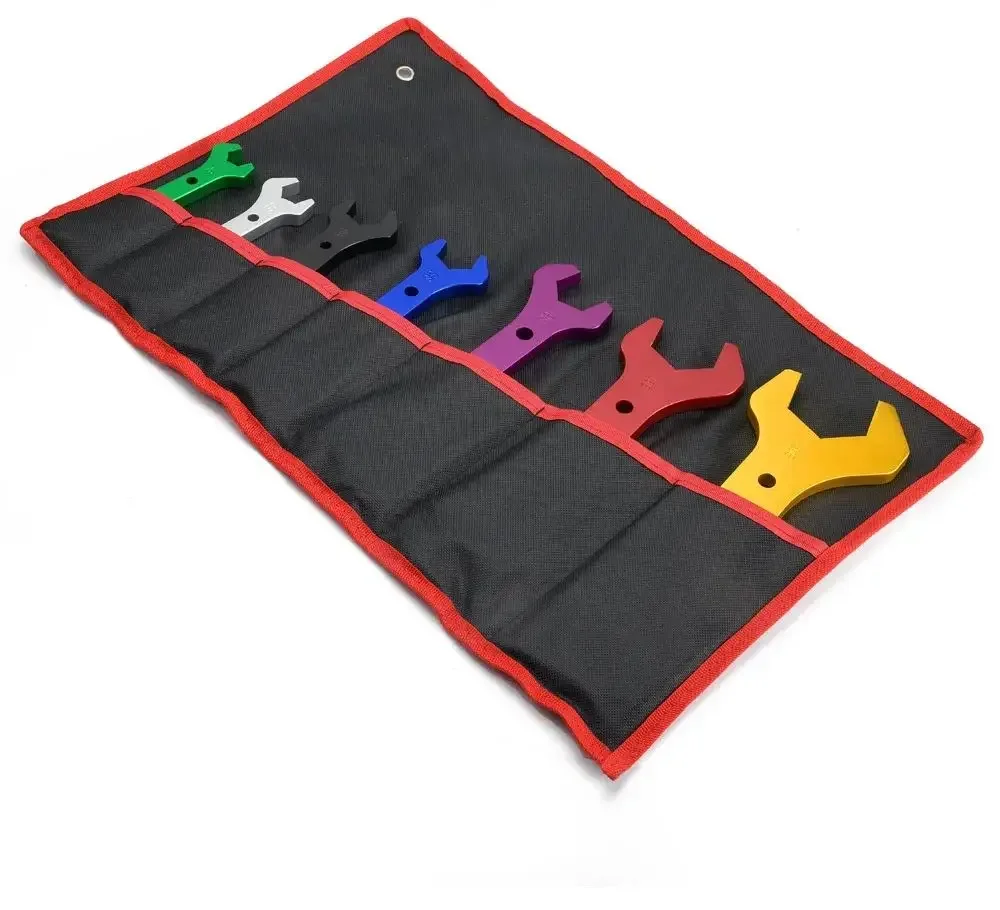 Universal 7 Pcs Billet Aluminum Double Ended AN Fitting Socket Wrench Spanner Tool Kit Wrench Set AN3-AN20 EPAW0420N7 
Universal 7 Pcs Billet Aluminum Double Ended AN Fitting Socket Wrench Spanner Tool Kit Wrench Set AN3-AN20 EPAW0420N7